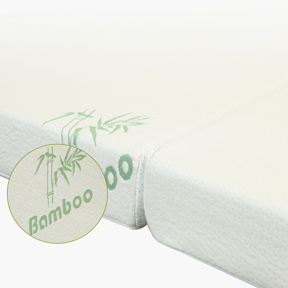 Triple-fold memory foam madrass
