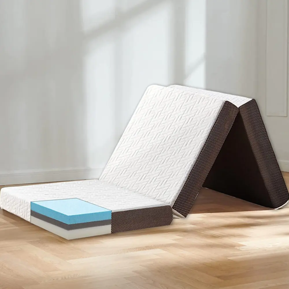 Memory foam gel trippelfold madrass