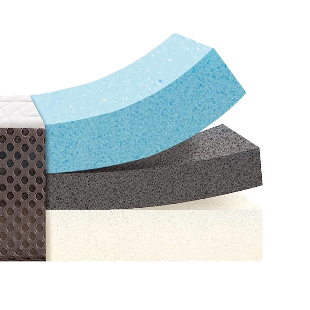 Memory foam gel trippelfold madrass