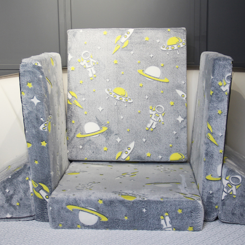 Fluorescerende multifunksjonell barnesofa