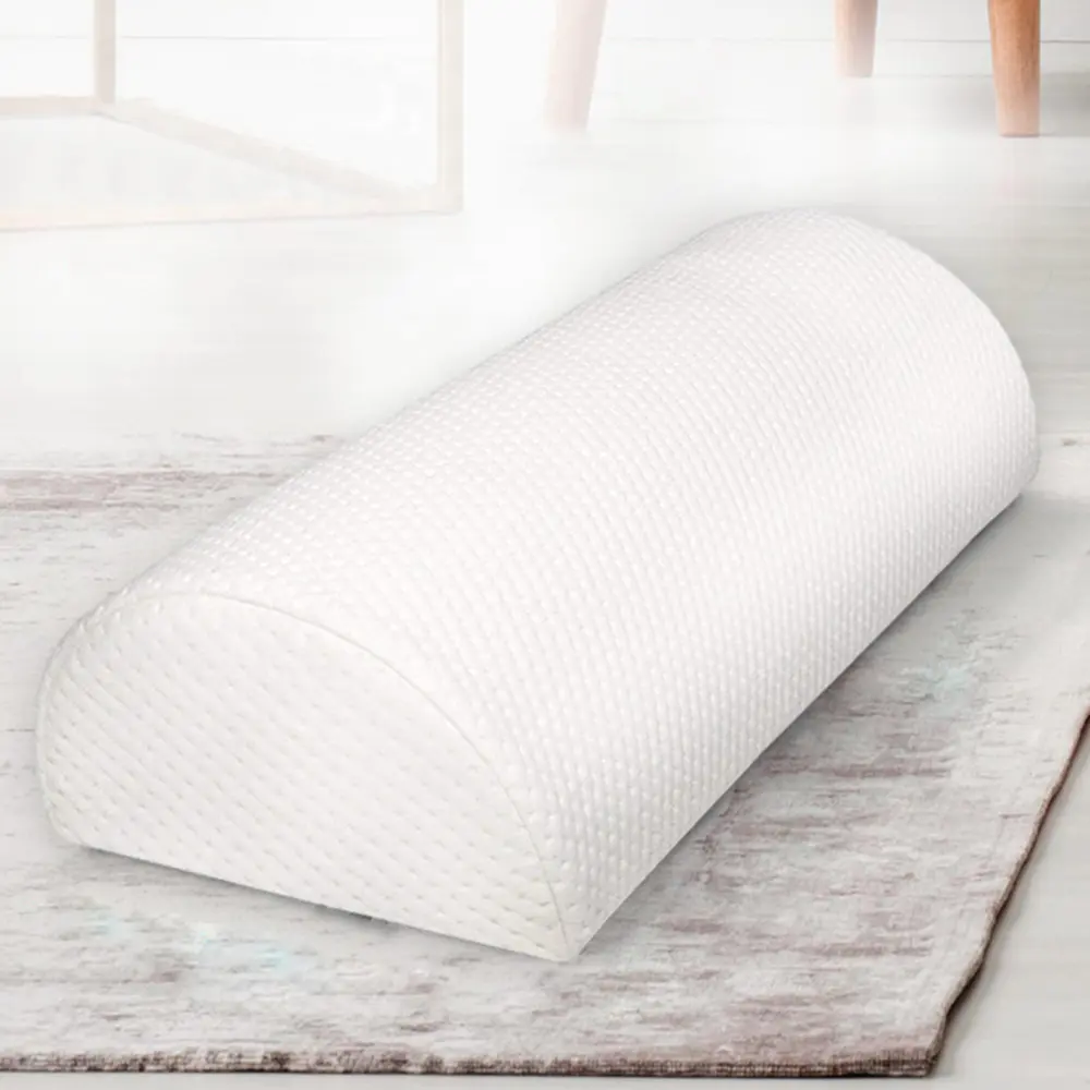 Hvit memory foam benpute