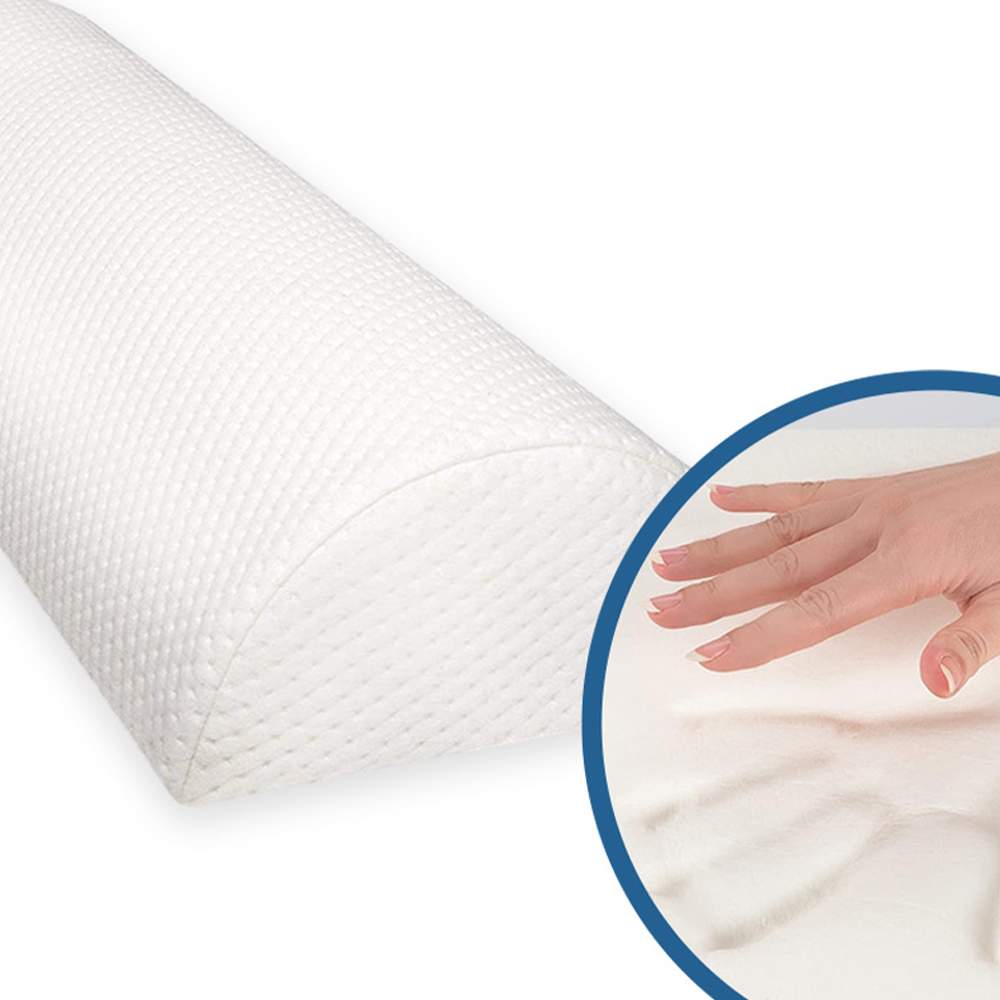 Hvit memory foam benpute
