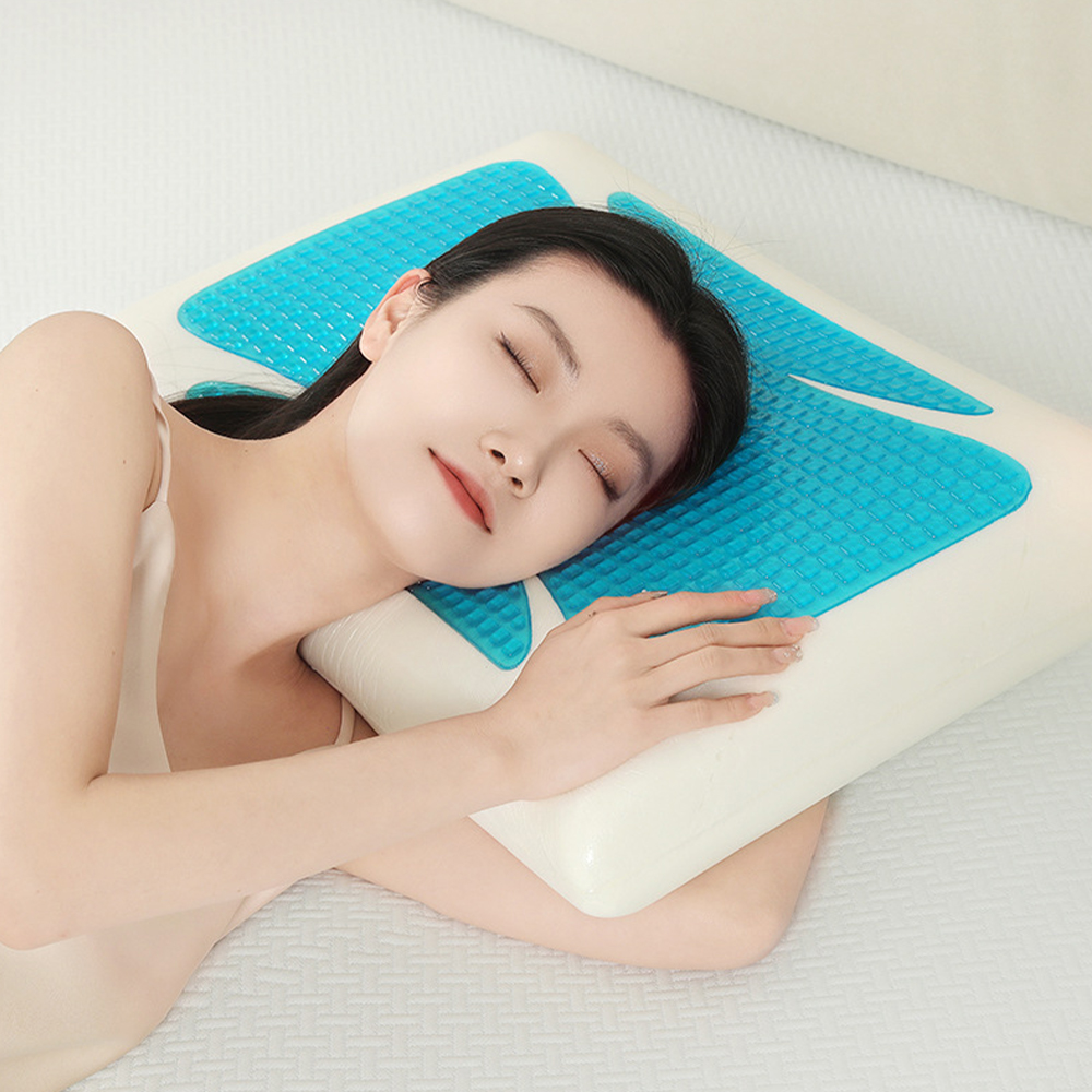 Gel pute med memory foam bolle