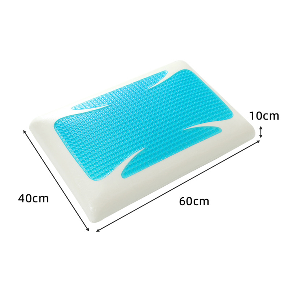 Gel pute med memory foam bolle