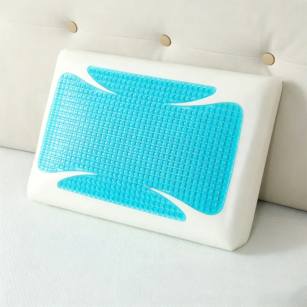 Gel pute med memory foam bolle