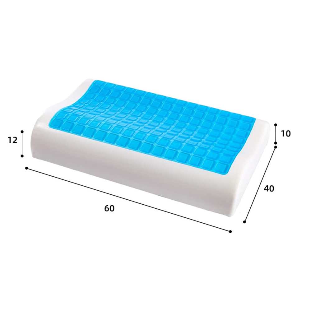 Gel memory foam pute