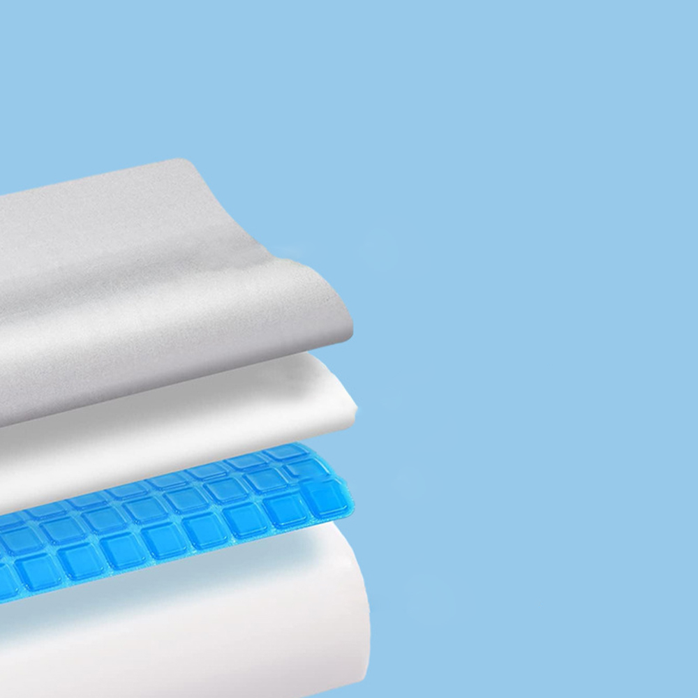 Gel memory foam pute