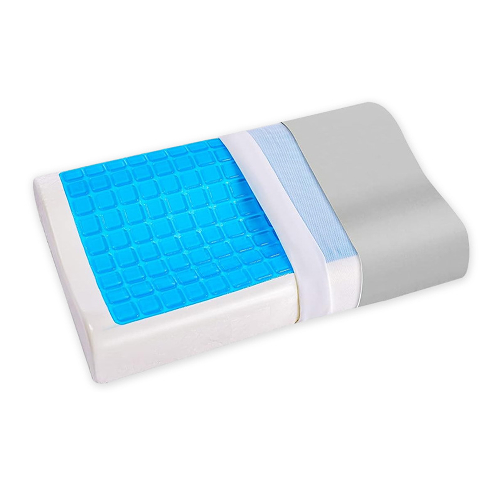 Gel memory foam pute