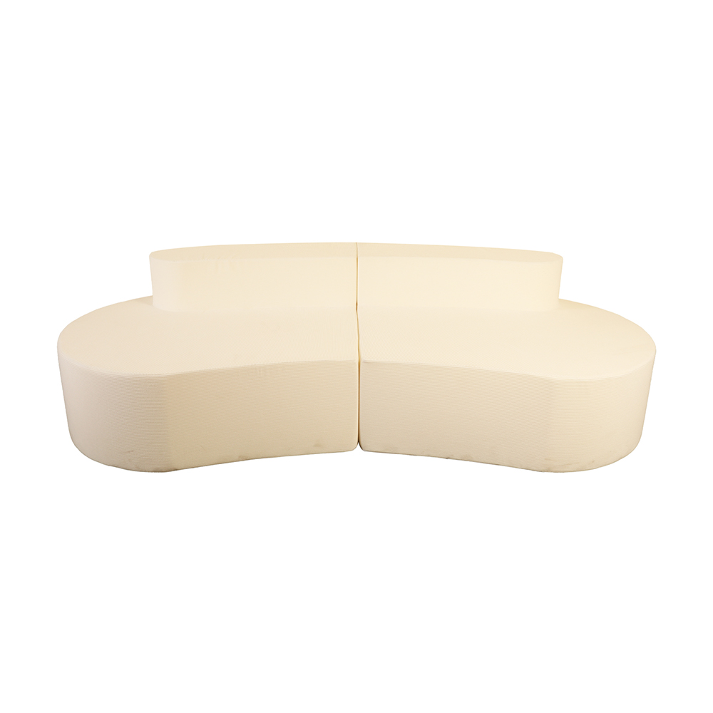 Patchwork dobbel sofa