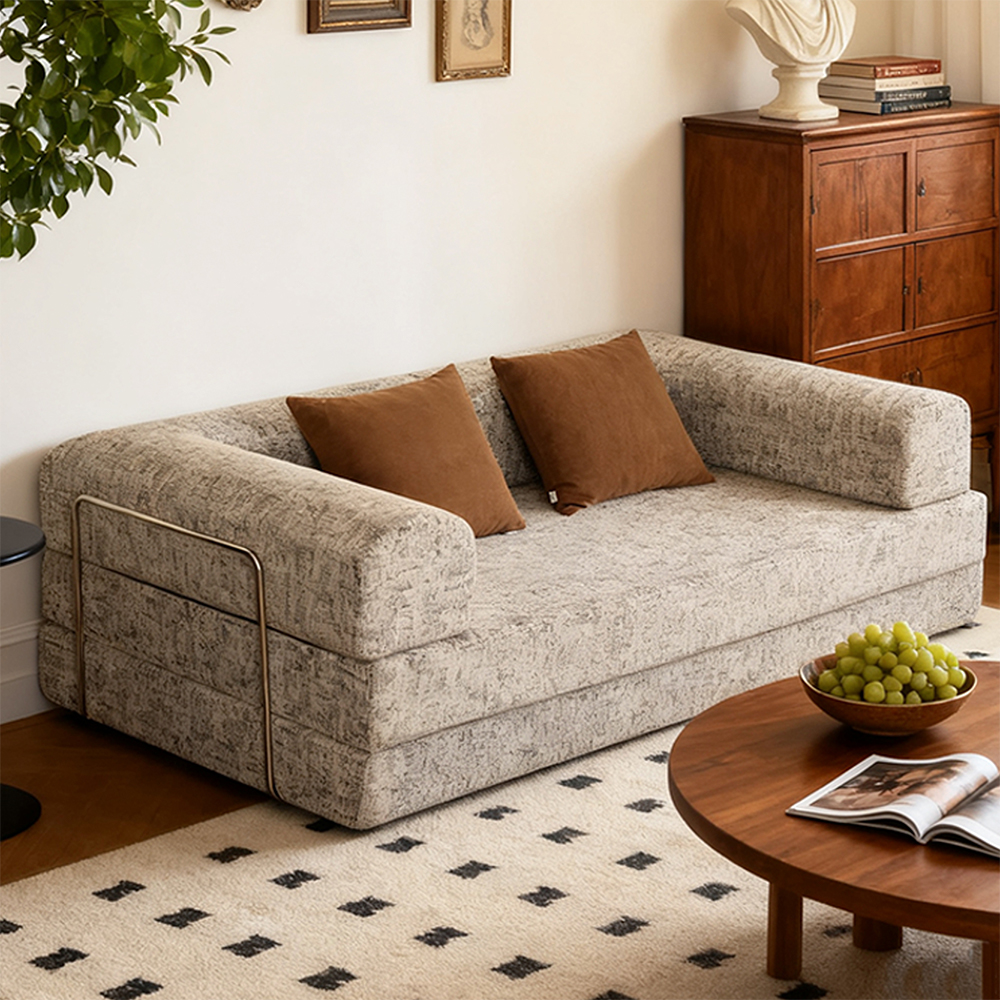 U-formet halvlukket dobbel sofa