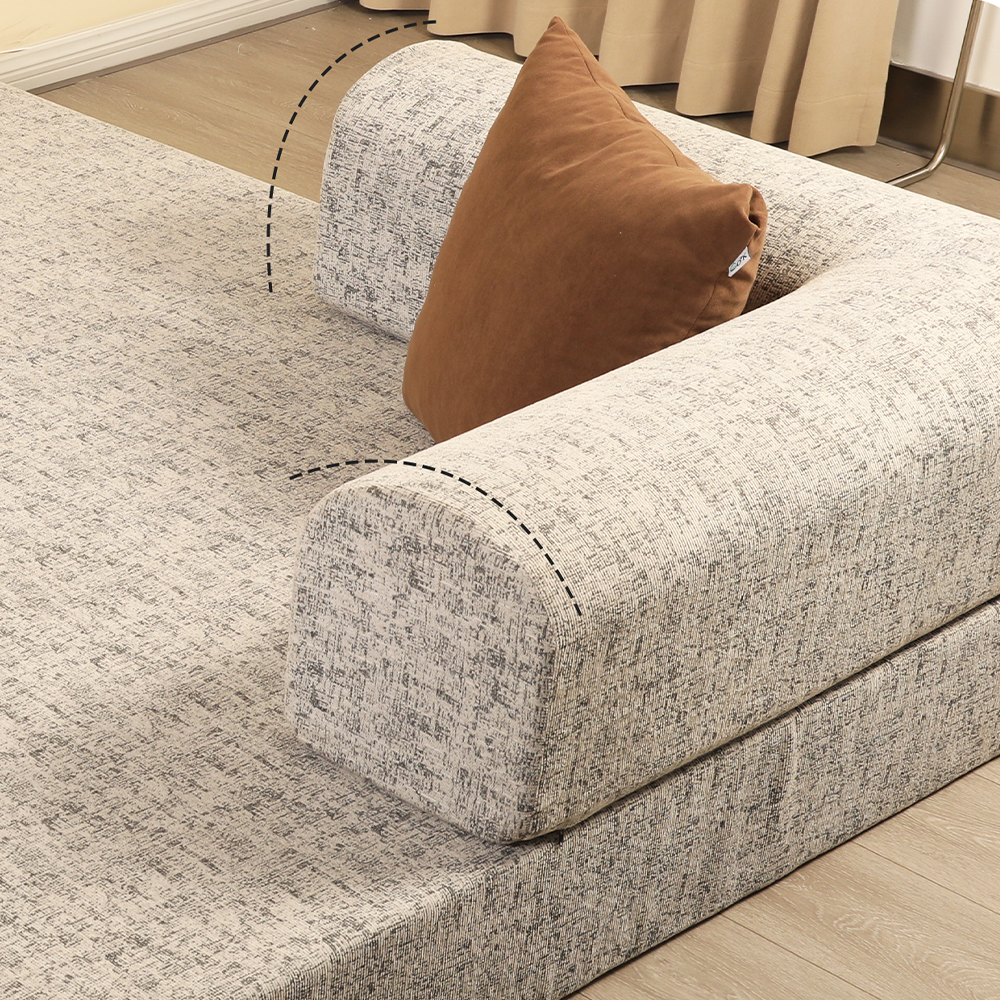 U-formet halvlukket dobbel sofa