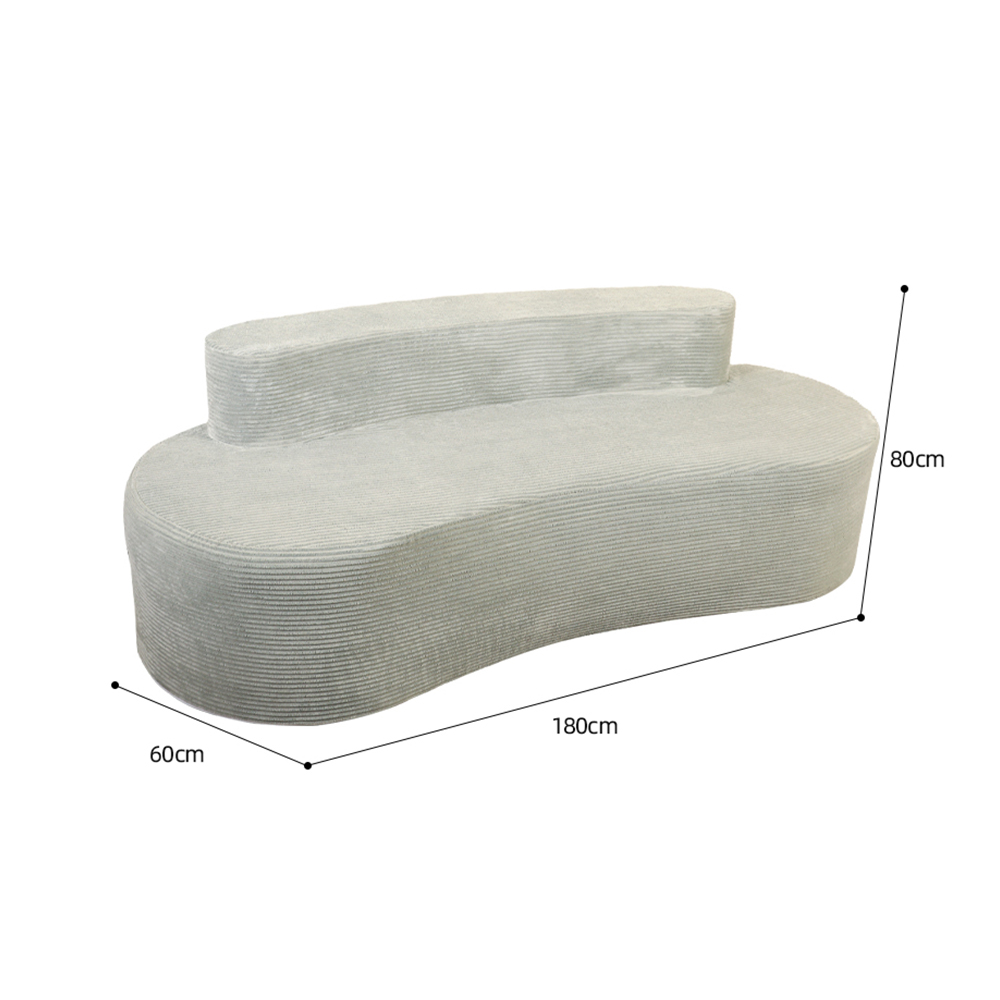 Grå dobbel sofa