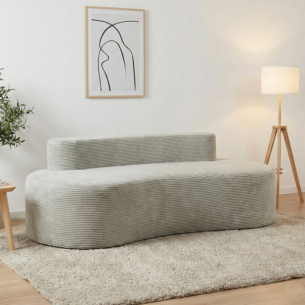 Grå dobbel sofa